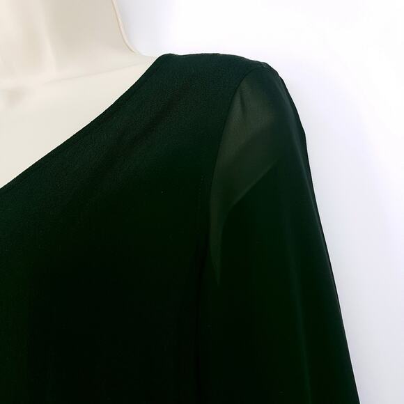 NWT Express Long Sleeve Black Shift Dress Size XS - Picture 4 of 8